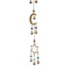 Celestial Windchime w/ Beads 21"L sun moon stars bells VTrendz