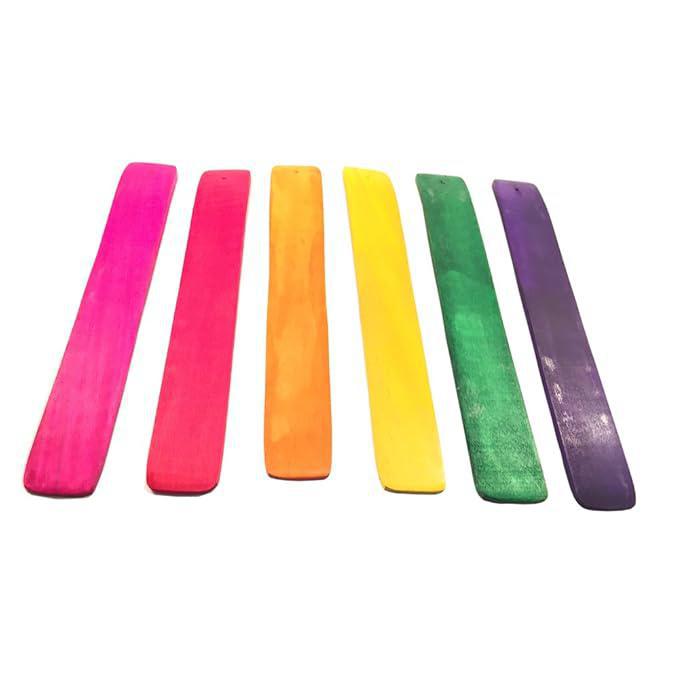 Colorful Elephant Wood Ash Catcher | Path of Wisdom (10"L) - Image 4