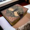 Celtic Tree of Life Leather Journal | Grimoire of Ancient Wisdom VTrendz