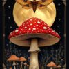 Moonlit Mushroom & Moth Journal | A Grimoire of Forest Mysteries VTrendz