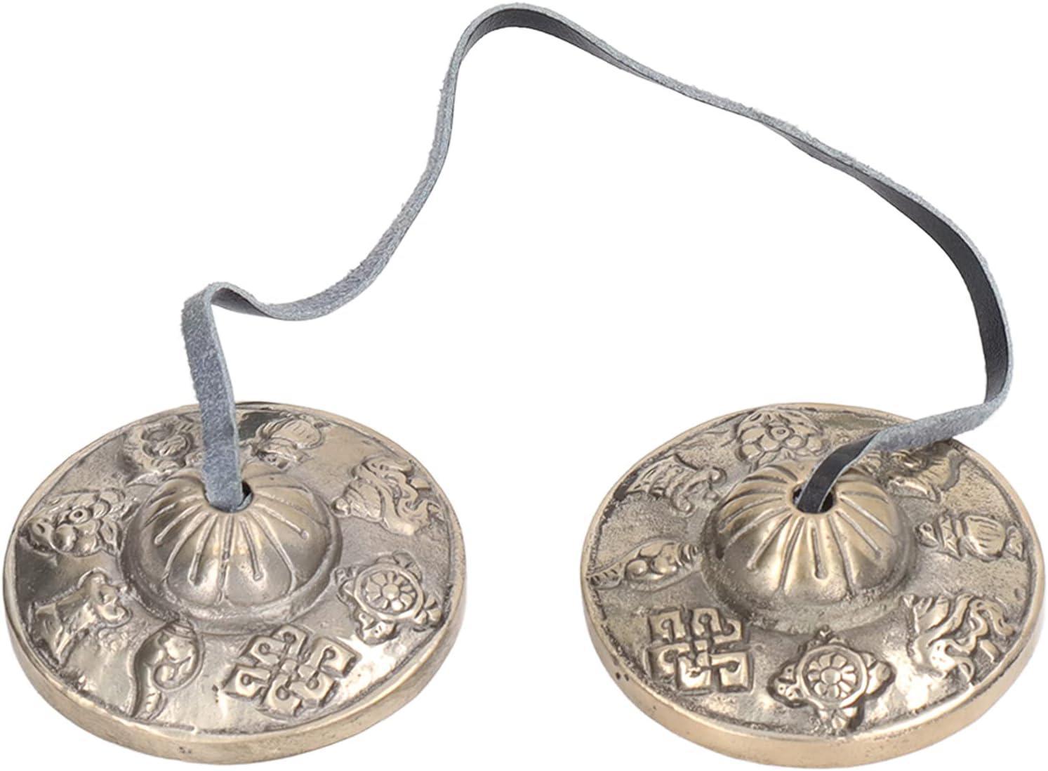 Tingsha Bell 3" with Ashta Mandala - Image 6
