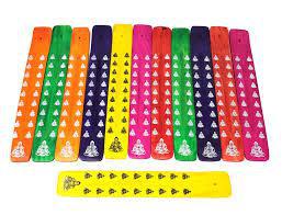 Buddha Colorful Wood Ash Catcher | Path to Enlightenment (10"L) - Image 5