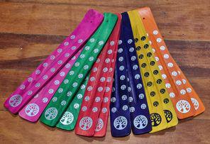 Tree of Life Colorful Wood Ash Catcher | Path of Yggdrasil (10"L) - Image 5