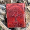 Crimson Yggdrasil Embossed Journal | A Rooted Chronicle of Life VTrendz