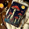 Moonlit Mushroom Leather Journal | Your Portal to Enchanted Thoughts VTrendz