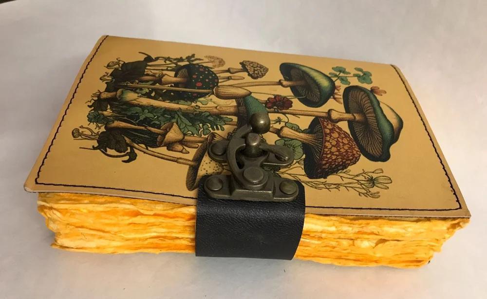 Enchanted Mycology Leather Journal | A Naturalist's Book of Secrets - Image 3