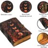 Moon Phases & Botanicals Leather Journal | Your Cosmic Grimoire VTrendz