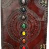 7 Chakra Embossed Leather Grimoire | Codex of Aligned Energy VTrendz