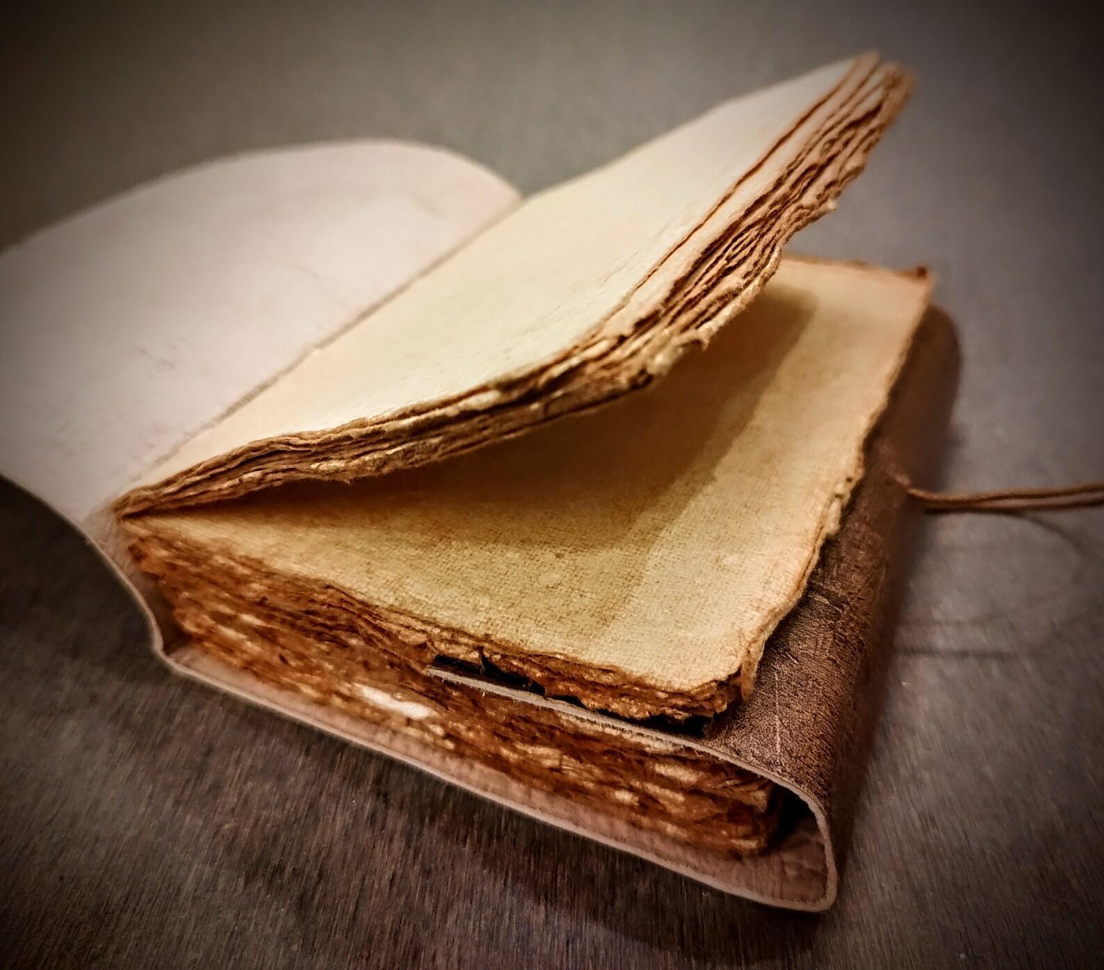 Embossed Peacock Leather Journal | Tome of Vision - Image 4