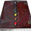 7 Chakra Embossed Leather Grimoire | Codex of Aligned Energy VTrendz