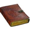 Celestial Moon Tree Embossed Journal (Burgundy) | Chronicle Your Cosmic Path VTrendz