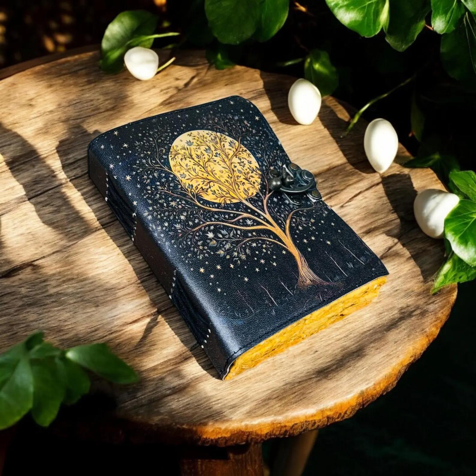 Golden Moon Tree of Life Journal | Your Celestial Chronicle - Image 8
