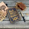 Book of Shadows Leather Journal | Your Personal Grimoire, Decal Paper VTrendz