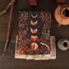 Moon Phases & Botanicals Leather Journal | Your Cosmic Grimoire VTrendz