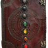 7 Chakra Embossed Leather Grimoire | Codex of Aligned Energy VTrendz