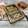 Book of Shadows Leather Journal | Your Personal Grimoire, Decal Paper VTrendz