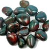 Bloodstone Tumbled Rough Stones: The Stone of Courage and Vitality VTrendz