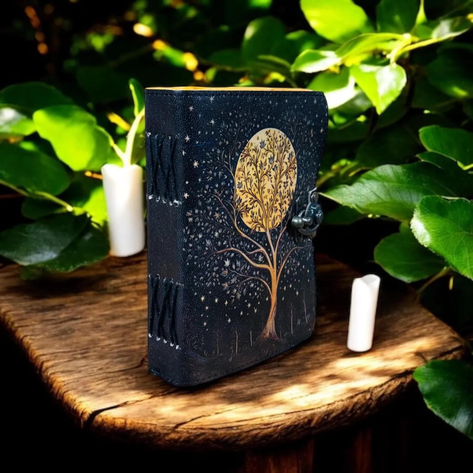 Golden Moon Tree of Life Journal | Your Celestial Chronicle - Image 5