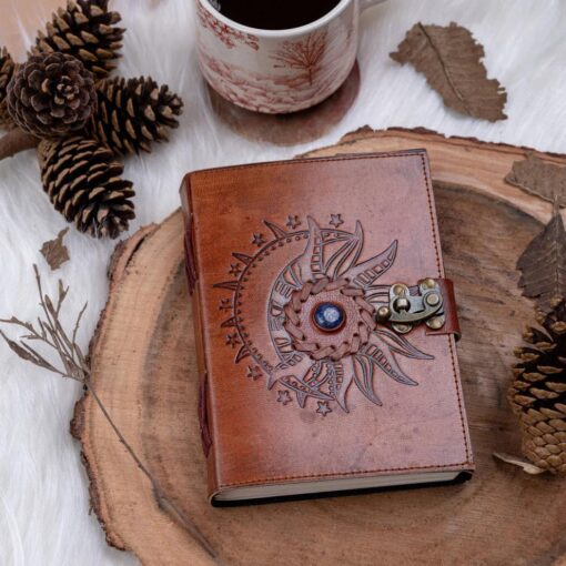Celestial Balance Embossed Journal | A Chronicle of Sun & Moon
