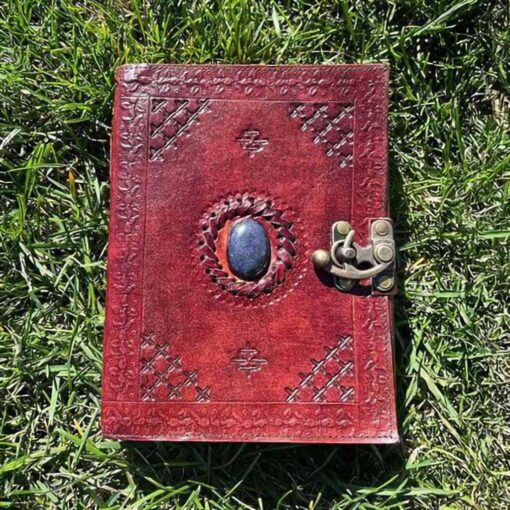 Lapis Lazuli Leather Grimoire | Journal of Inner Vision