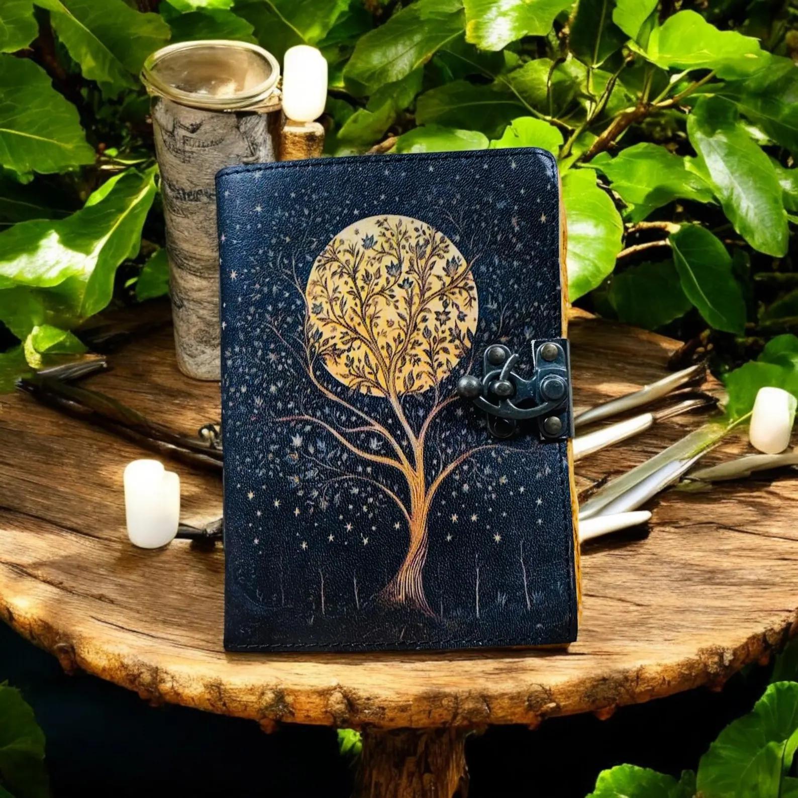 Golden Moon Tree of Life Journal | Your Celestial Chronicle - Image 7