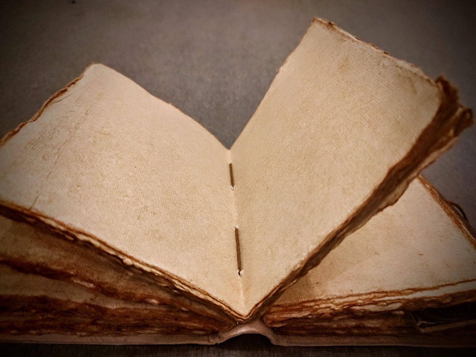 Embossed Peacock Leather Journal | Tome of Vision - Image 2