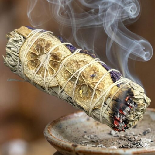 Ultimate Sacred Herb Smudge Stick for Complete Cleansing, Blessing, and Protection 4"