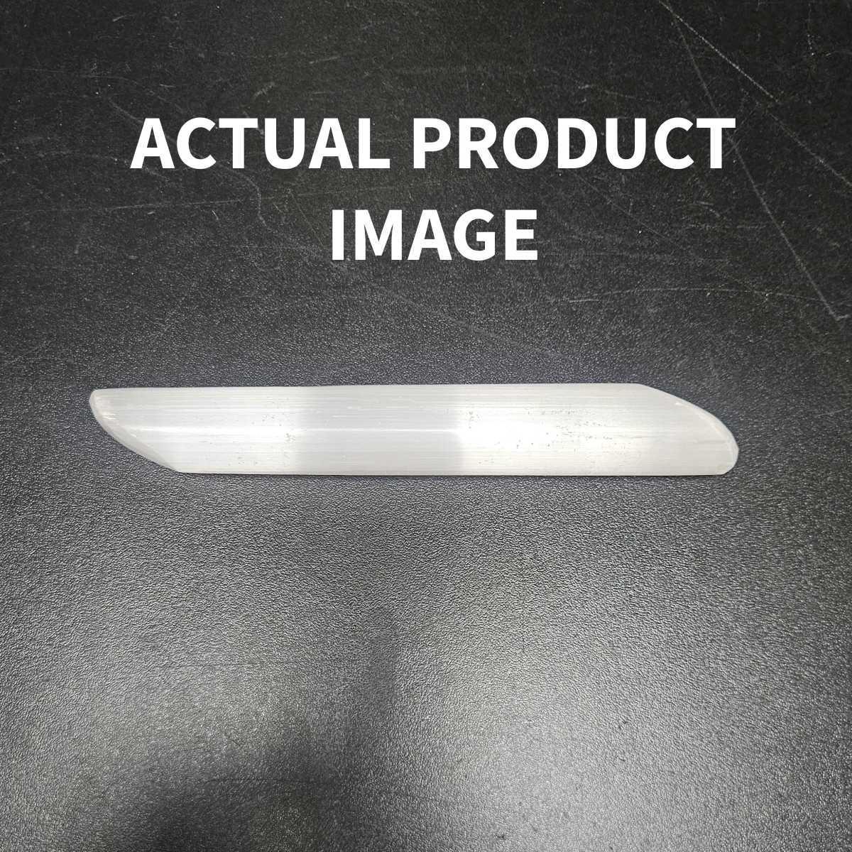 Selenite Cylindrical Wand: Celestial Conduit for Energy Alignment (6.5 Inch) - Image 4