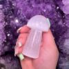 Selenite Mushroom: Crystalline Beacon for Transformation & Vitality (3–4 Inch) VTrendz