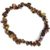 Tiger Eye Natural Stone Chips Bracelet – Raw Vitality & Protection VTrendz