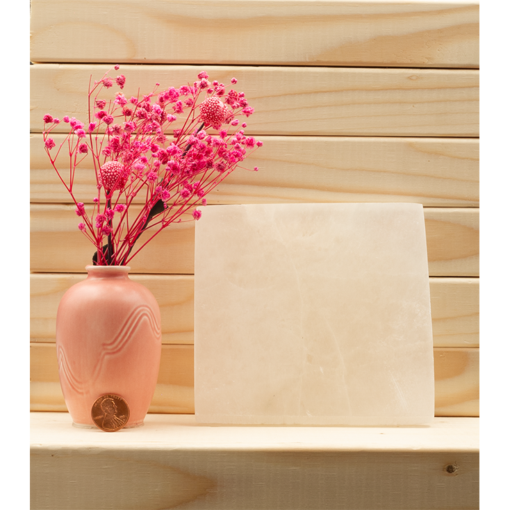 Selenite Charging Plate: Geometric Cleansing Foundation & Etheric Shield (2.4-5.5 Inch)