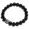 Black Tourmaline Natural Stone Bracelet: The Grounded Shield VTrendz