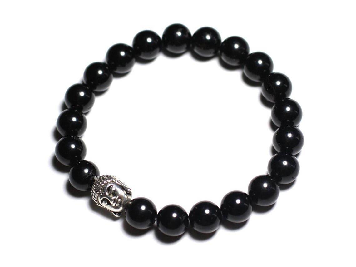 Black Tourmaline Natural Stone Bracelet: The Grounded Shield - Image 2
