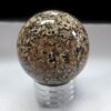 Dalmatian Jasper Orgone Sphere – Artifact of Joy & Grounded Playfulness – 2" VTrendz