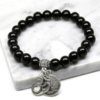 Black Tourmaline Natural Stone Bracelet: The Grounded Shield VTrendz
