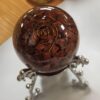 Red Jasper Orgone Sphere – Artifact of Primal Courage & Rooted Vitality – 2" VTrendz