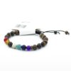 Tiger Eye 7-Chakra Adjustable Macrame Bracelet: Primal Courage & Total Alignment VTrendz