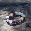 The Mental Prism: 14mm Colorful Fluorite Tumbled Bracelet VTrendz