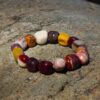 The Earth-Blood Stabilizer: 14mm Mookaite Jasper Bracelet VTrendz