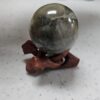 African Bloodstone Sphere for Creative Courage & Vitality (1.5 - 2 Inch) VTrendz