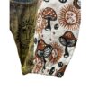 Mushroom Multicolor Patch Elastic Bottom Pants VTrendz