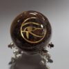 Mahogany Obsidian Orgone Sphere – Artifact of Strength & Psychic Shielding – 2" VTrendz