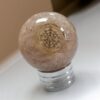 Rose Quartz Orgone Sphere – Artifact of Unconditional Love & Heart Restoration – 2" VTrendz