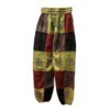 Colorful patchwork pants with designs
