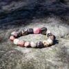 The Forgiveness Anchor: 14mm Rhodonite Tumbled Bracelet VTrendz