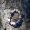 The Mental Prism: 14mm Colorful Fluorite Tumbled Bracelet VTrendz