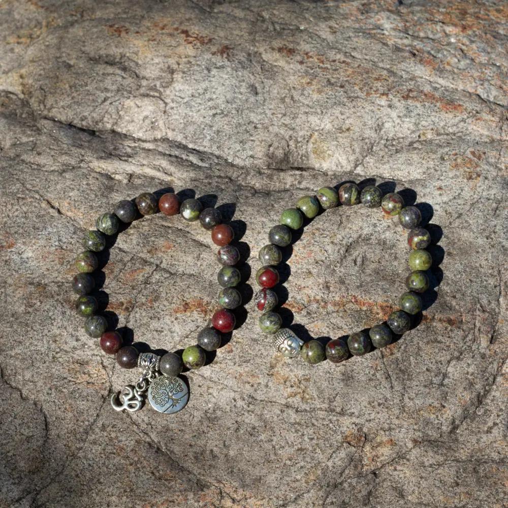 Dragon Blood Jasper Bracelet : The Warrior’s Heart Shield
