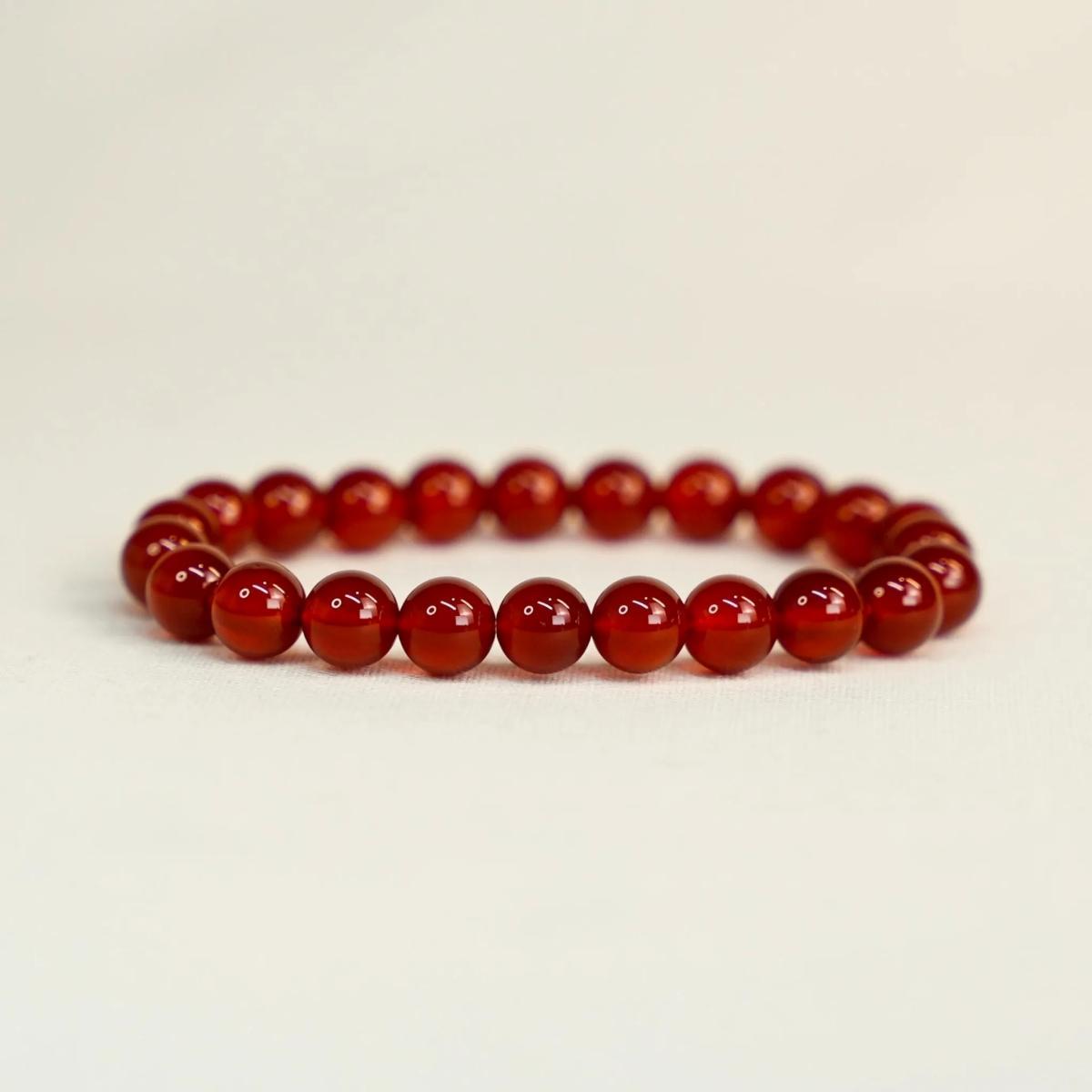 Carnelian Natural Stone Bracelet: The Fire of Creativity & Solar Empowerment