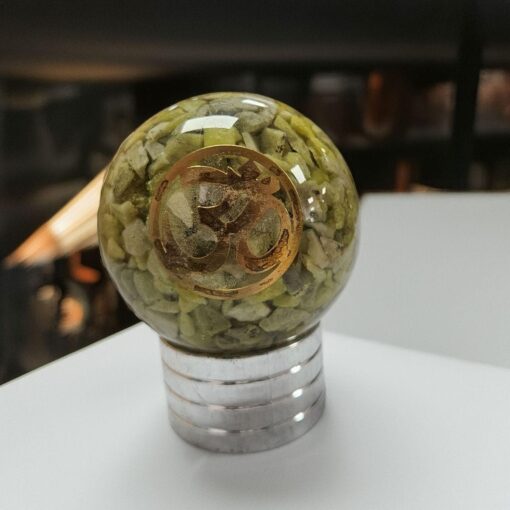 Serpentine Orgone Sphere – Artifact of Kundalini Awakening & Cellular Regeneration – 2"