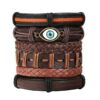 Evil Eye Brown Leather Bracelet Sets Unisex / Men Jewelry Vintage Classic Retro Bracelets VTrendz